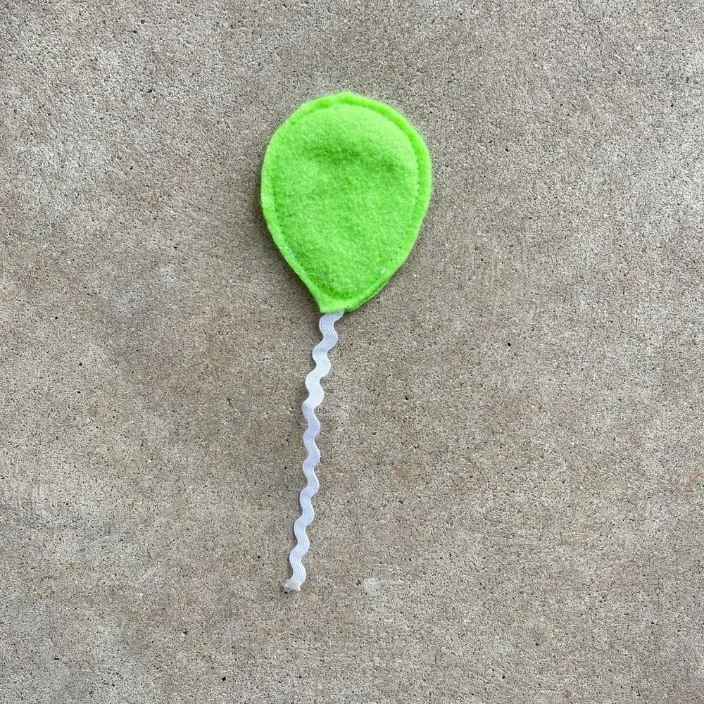 Felt Balloon Cat Toy with Catnip
